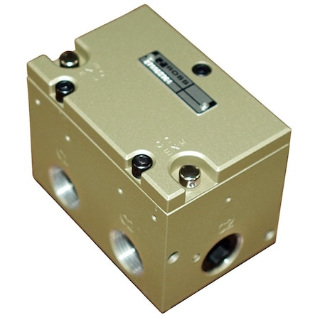 Ross Controls PO Check Valve 27 Series, Pressure Controlled, Dual 2/2, Inline, Manual Trapped D2768D4904